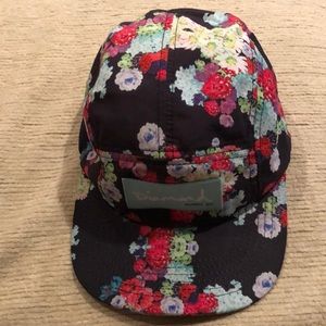 Diamond Supply Black Floral hat VINTAGE